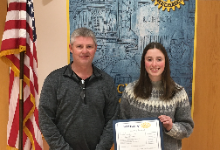 March MPHS Rotary Student of the Month