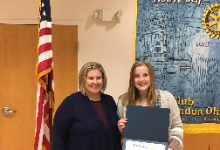 October MPHS Rotary Student of the Month