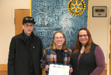 February MPHS Rotary Student of the Month