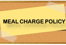 No Lunch Charges Starting May 10