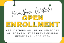 Open Enrollment Applications Available