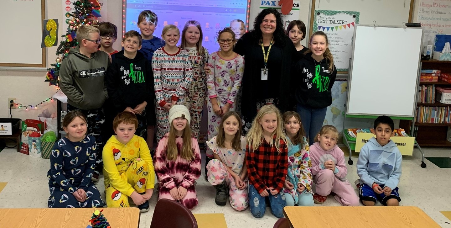 Students on Pajama Day!
